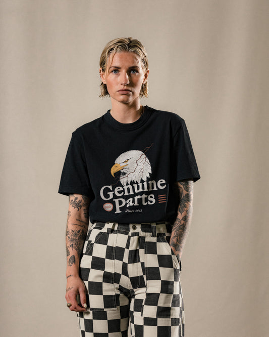 Genuine Parts T-Shirt - Heavy Washed Black