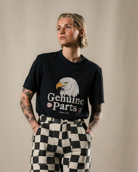 Genuine Parts T-Shirt - Heavy Washed Black